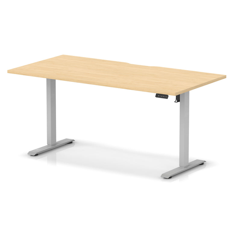 Air Lite Height Adjustable Desk With Scalloped Edge