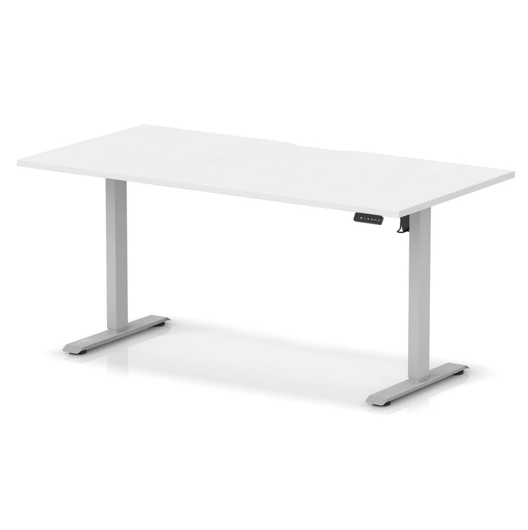 Air Lite Height Adjustable Desk With Scalloped Edge