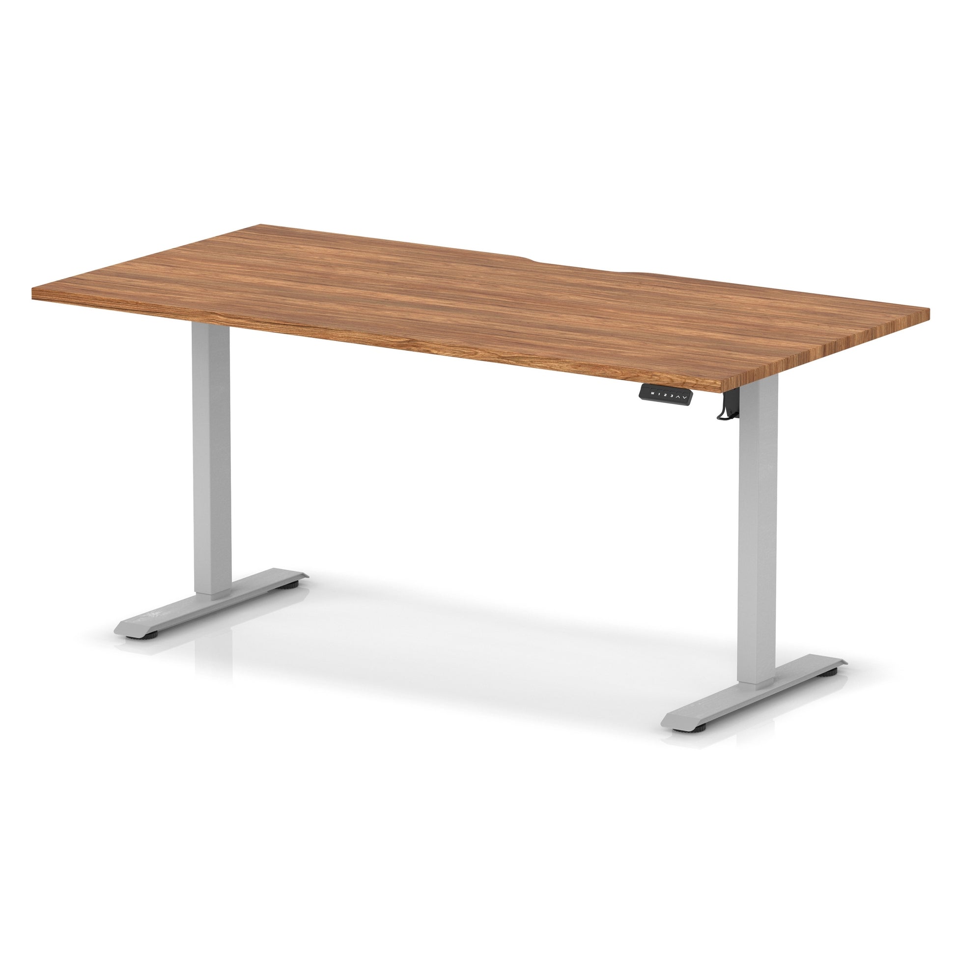 Air Lite Height Adjustable Desk With Scalloped Edge