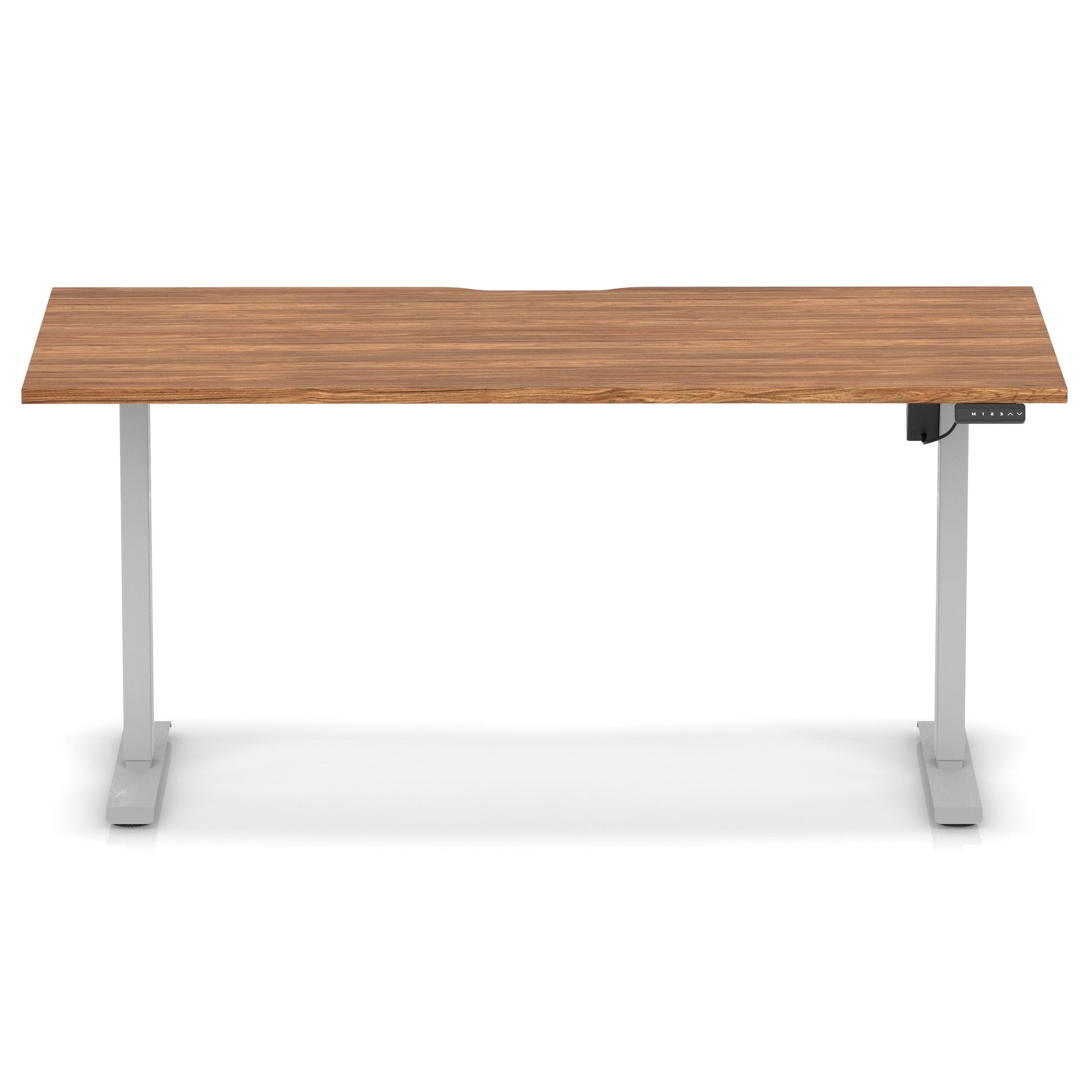 Air Lite Height Adjustable Desk With Scalloped Edge