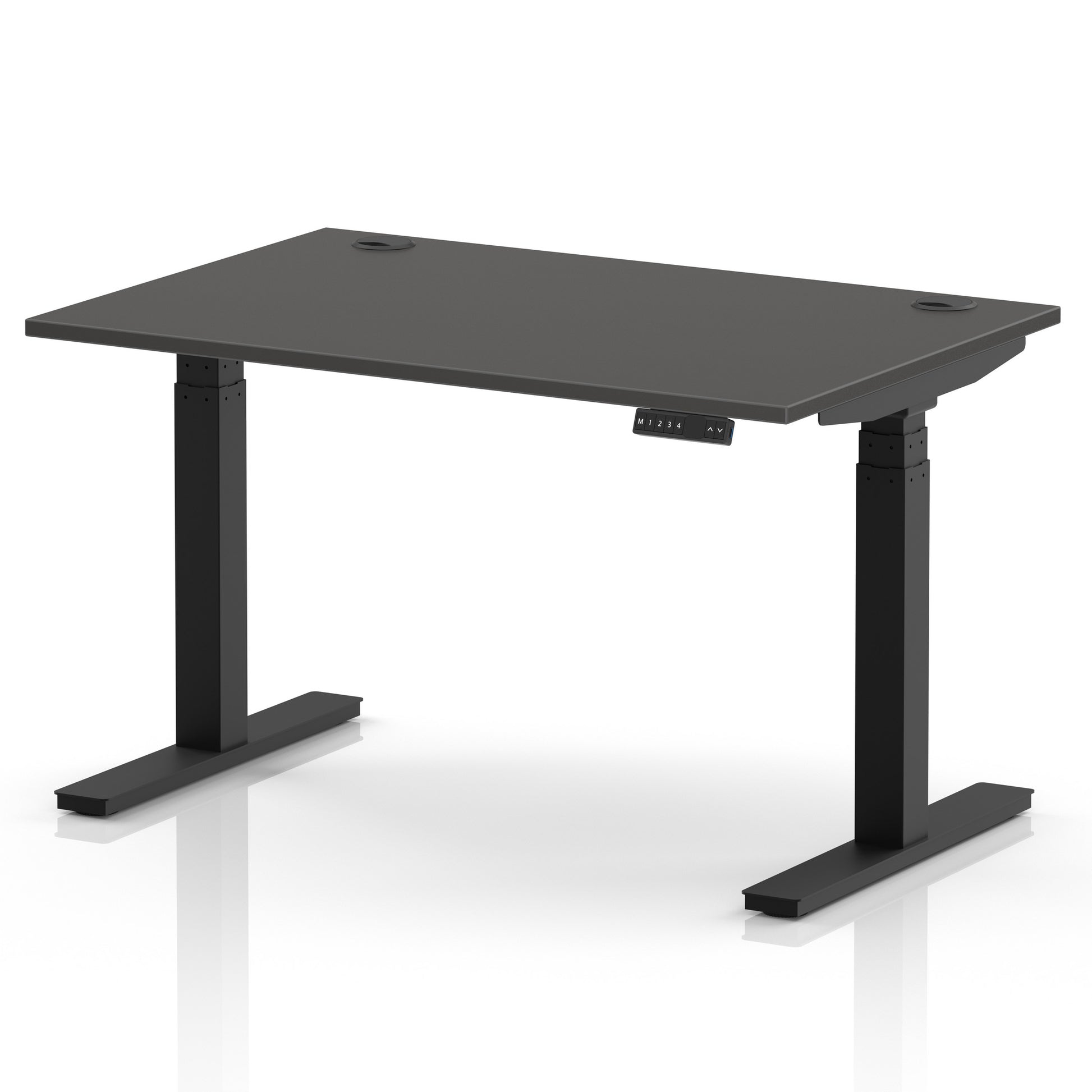 Air Height Adjustable Desk With Cable Ports