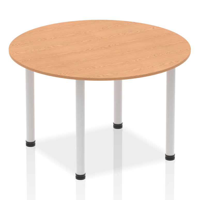 Impulse Round Table With Post Leg