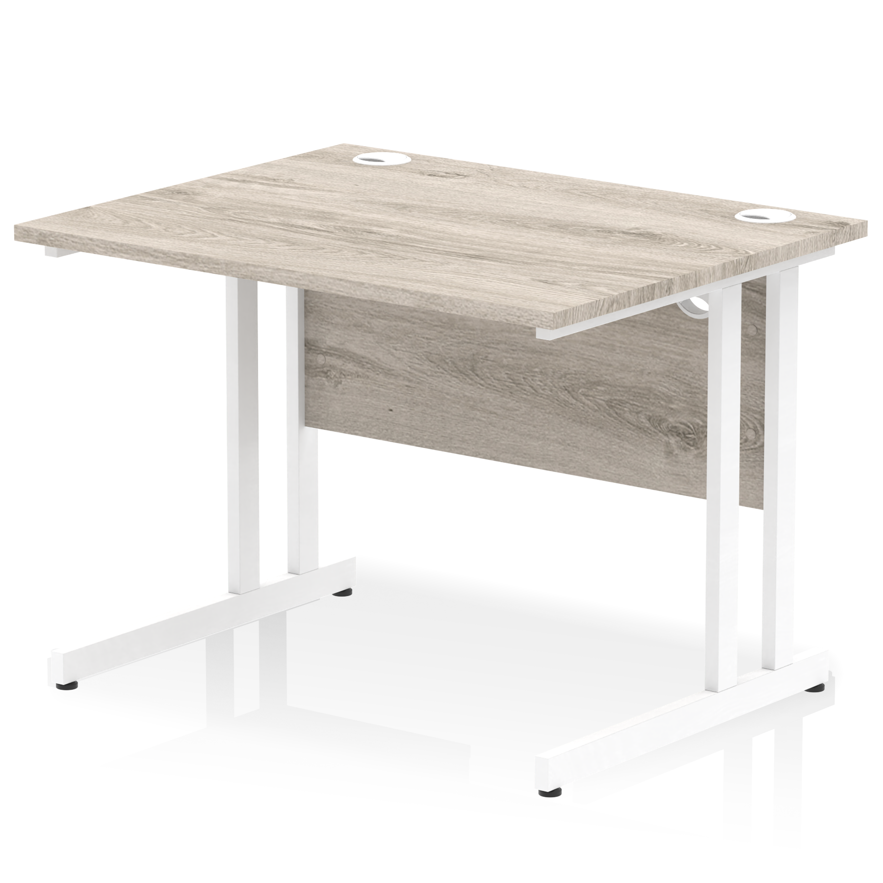 Impulse 1000mm Straight Desk Cantilever Leg