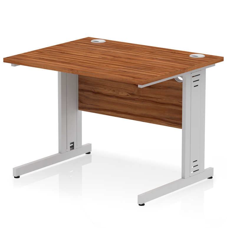 Impulse 1000mm Straight Desk Cable Managed Leg