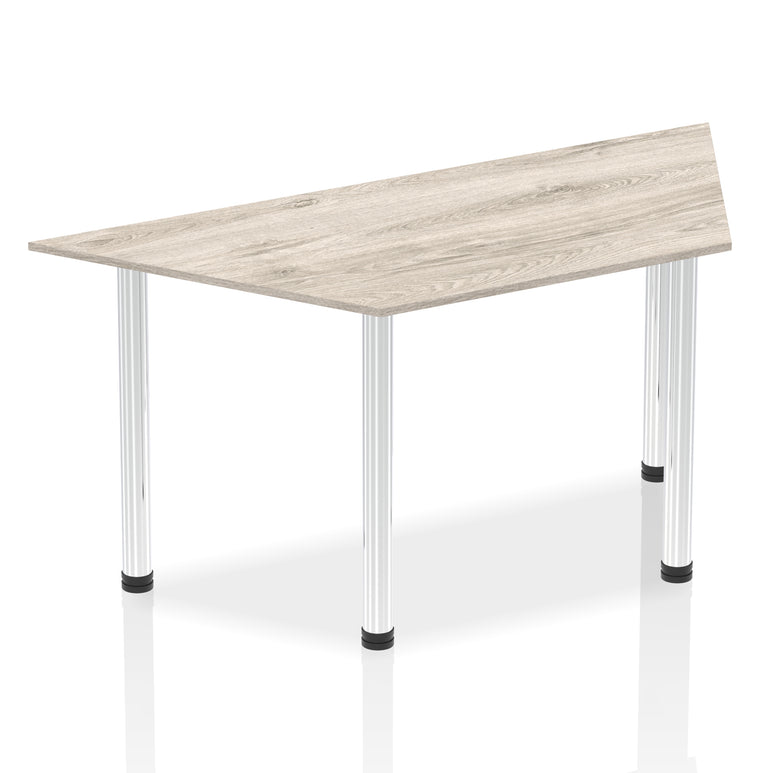 Impulse Trapezium Table With Post Leg