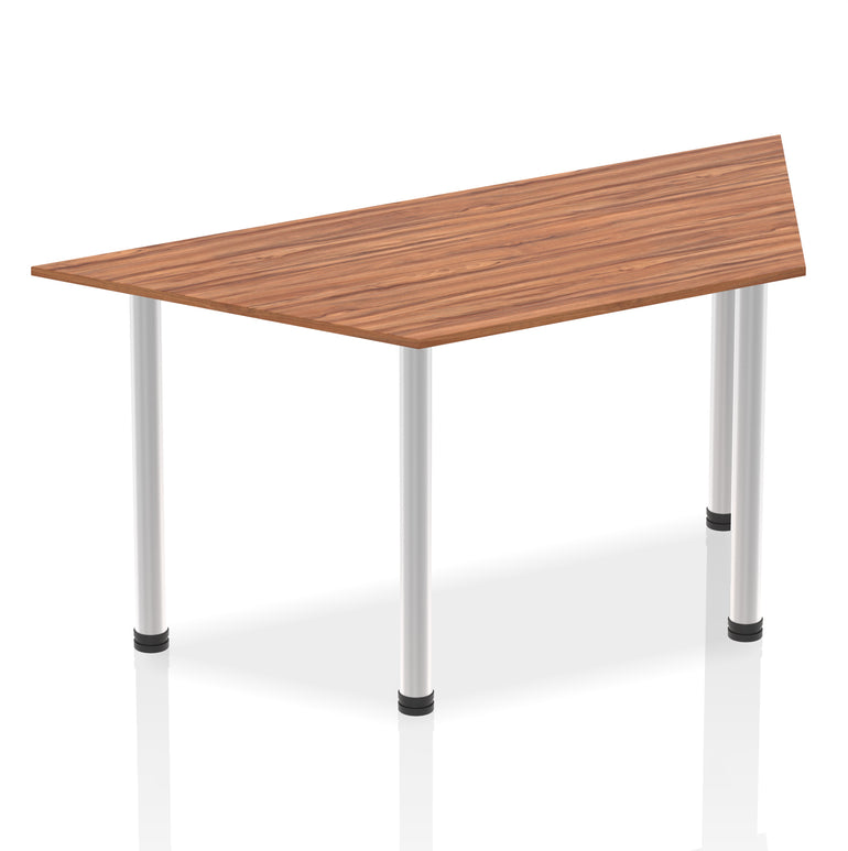 Impulse Trapezium Table With Post Leg