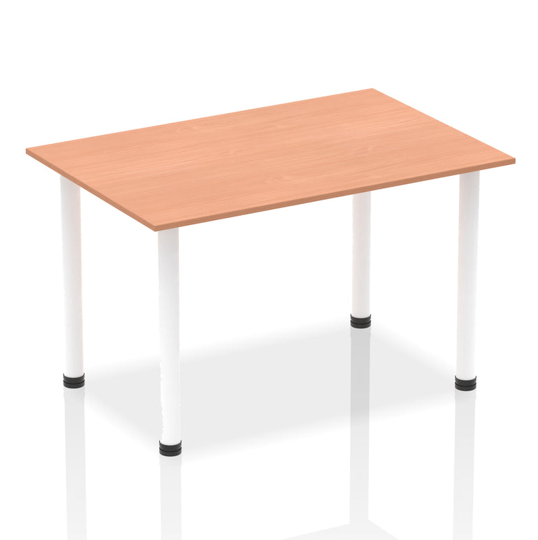 Impulse 1400mm Straight Table With Post Leg
