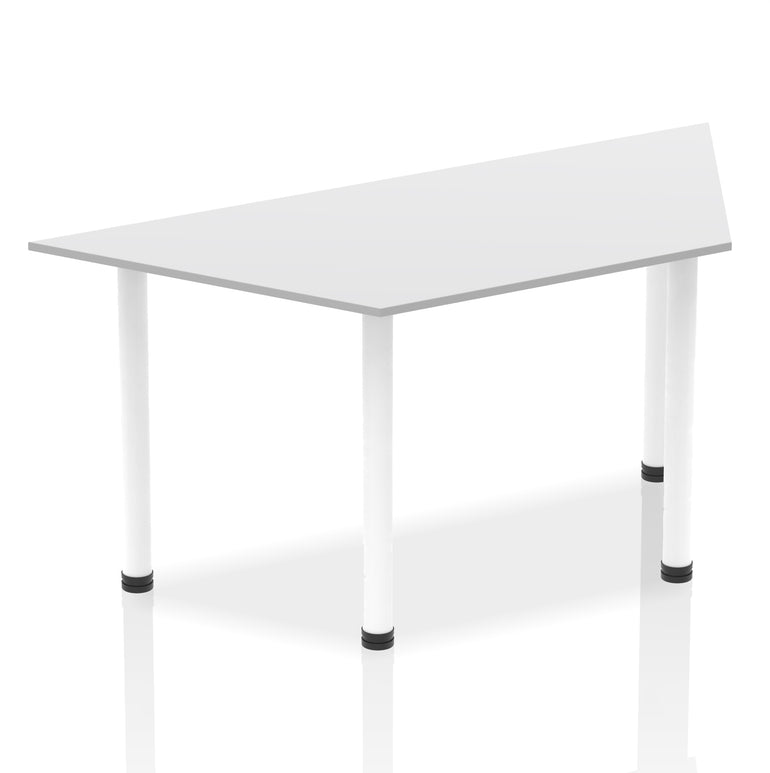 Impulse Trapezium Table With Post Leg