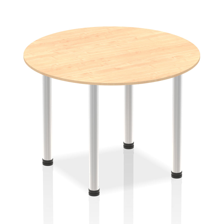 Impulse Round Table With Post Leg