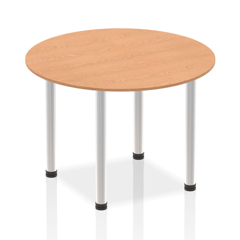 Impulse Round Table With Post Leg