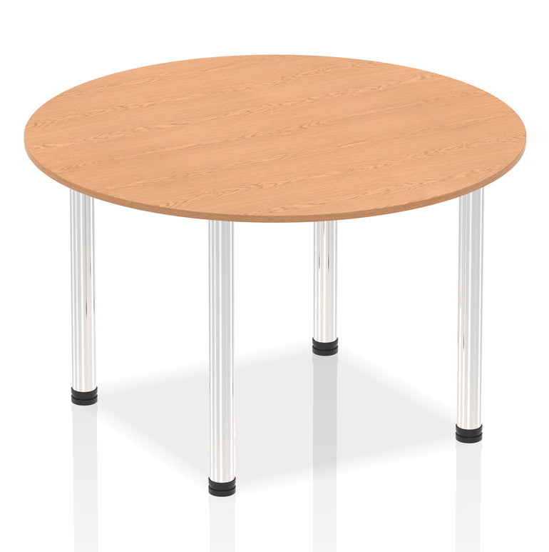 Impulse Round Table With Post Leg