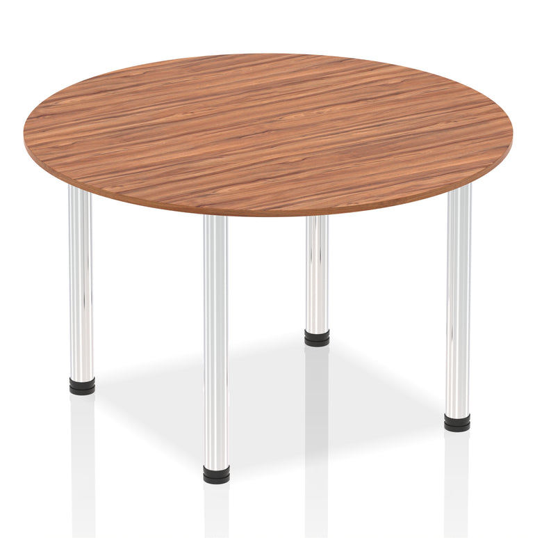 Impulse Round Table With Post Leg