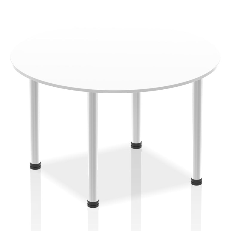 Impulse Round Table With Post Leg