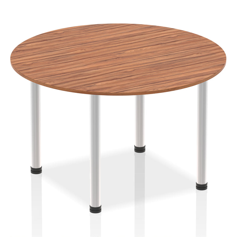 Impulse Round Table With Post Leg