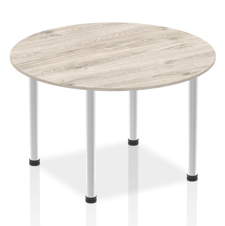 Impulse Round Table With Post Leg