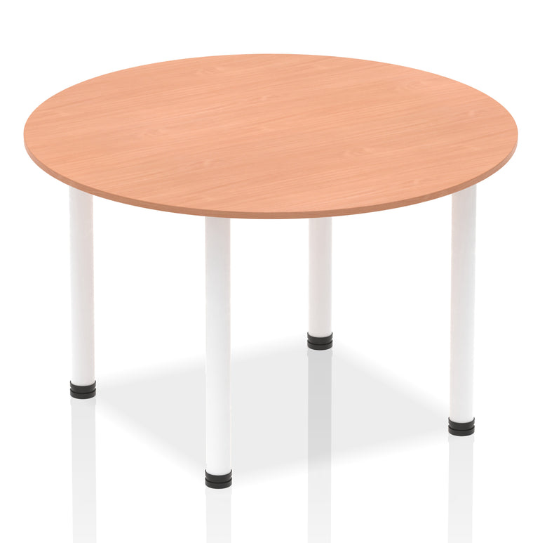 Impulse Round Table With Post Leg