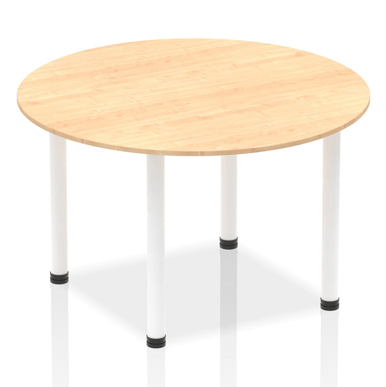 Impulse Round Table With Post Leg