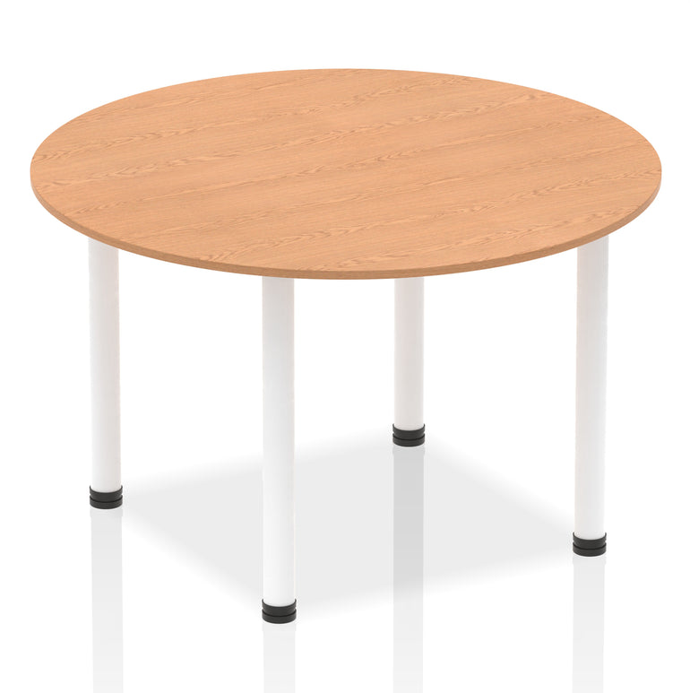 Impulse Round Table With Post Leg
