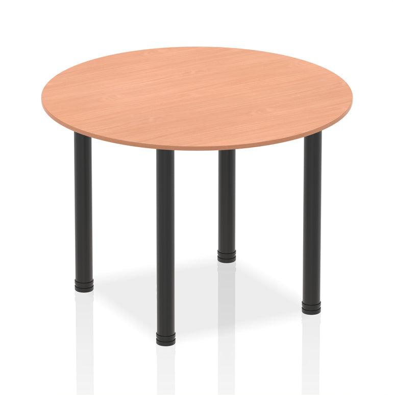 Impulse Round Table With Post Leg