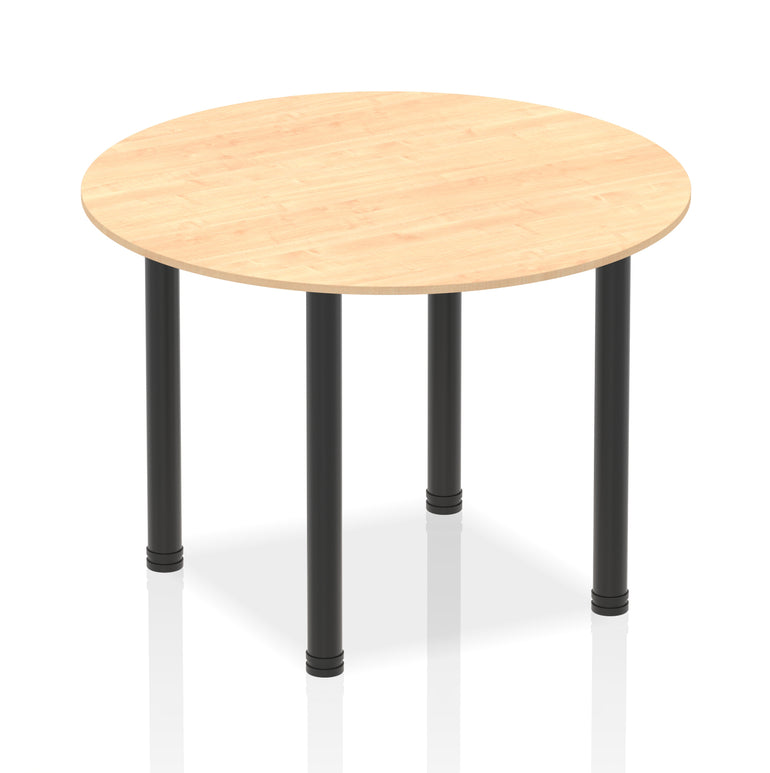 Impulse Round Table With Post Leg