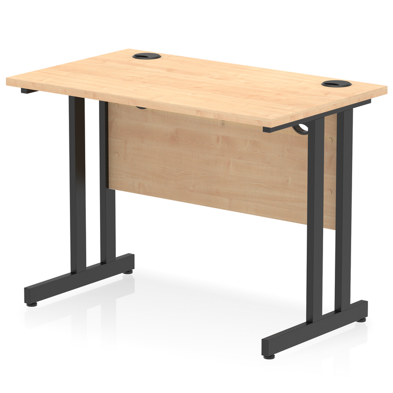 Impulse 1000mm Slimline Desk Cantilever Leg