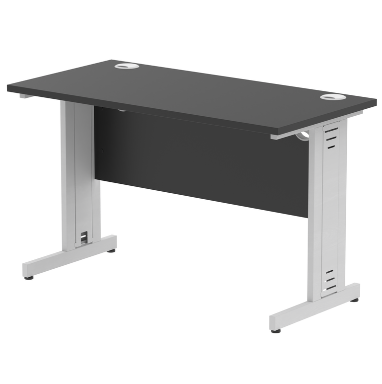 Impulse 1200mm Slimline Desk Cable Managed Leg