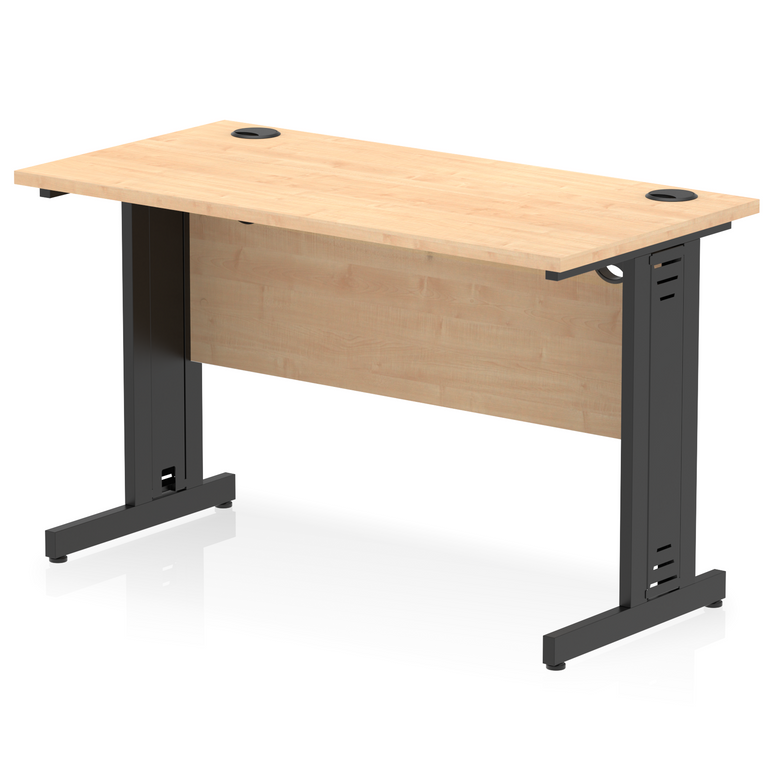 Impulse 1200mm Slimline Desk Cable Managed Leg