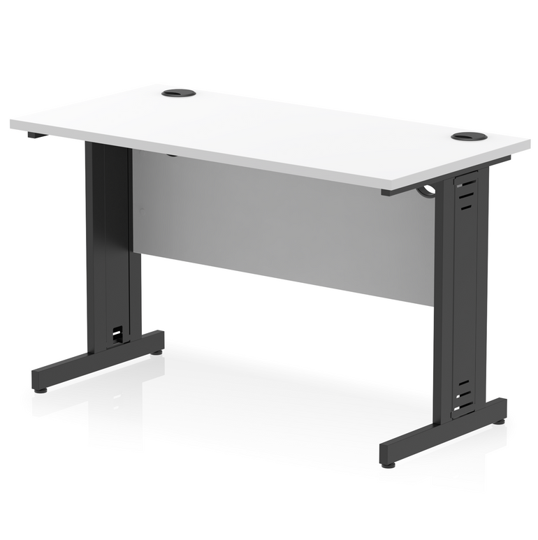 Impulse 1200mm Slimline Desk Cable Managed Leg