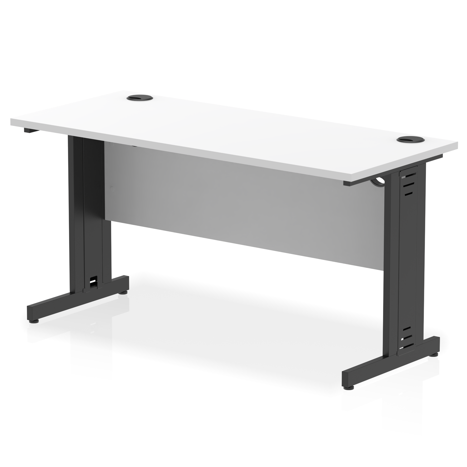 Impulse 1400mm Slimline Desk Cable Managed Leg