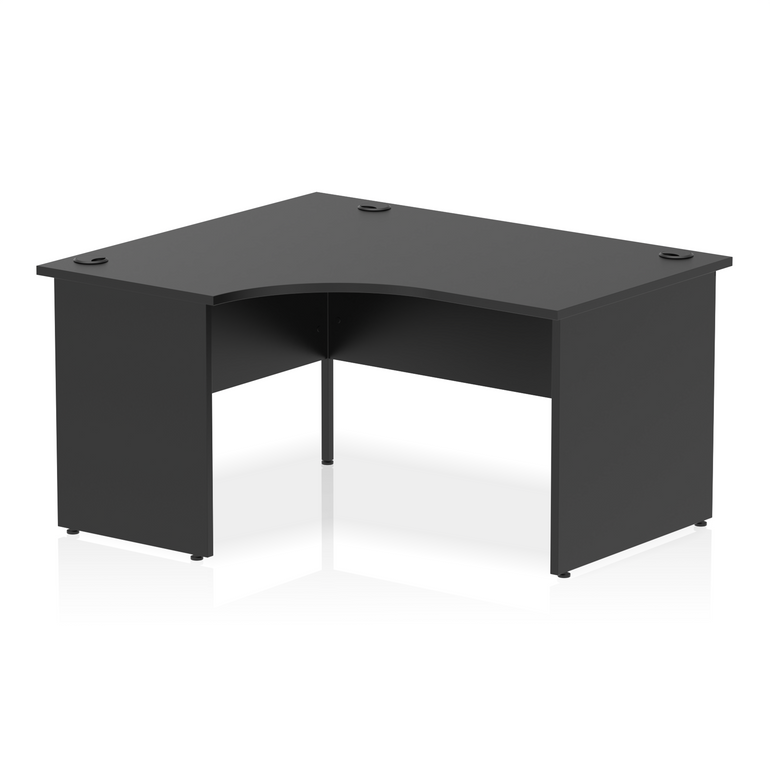 Impulse 1400mm Left Crescent Desk Panel End Leg