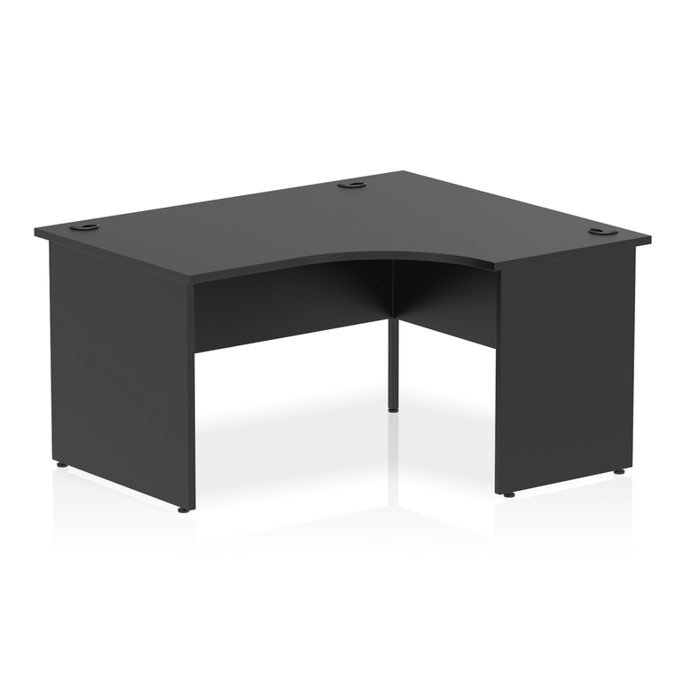 Impulse 1400mm Right Crescent Desk Panel End Leg
