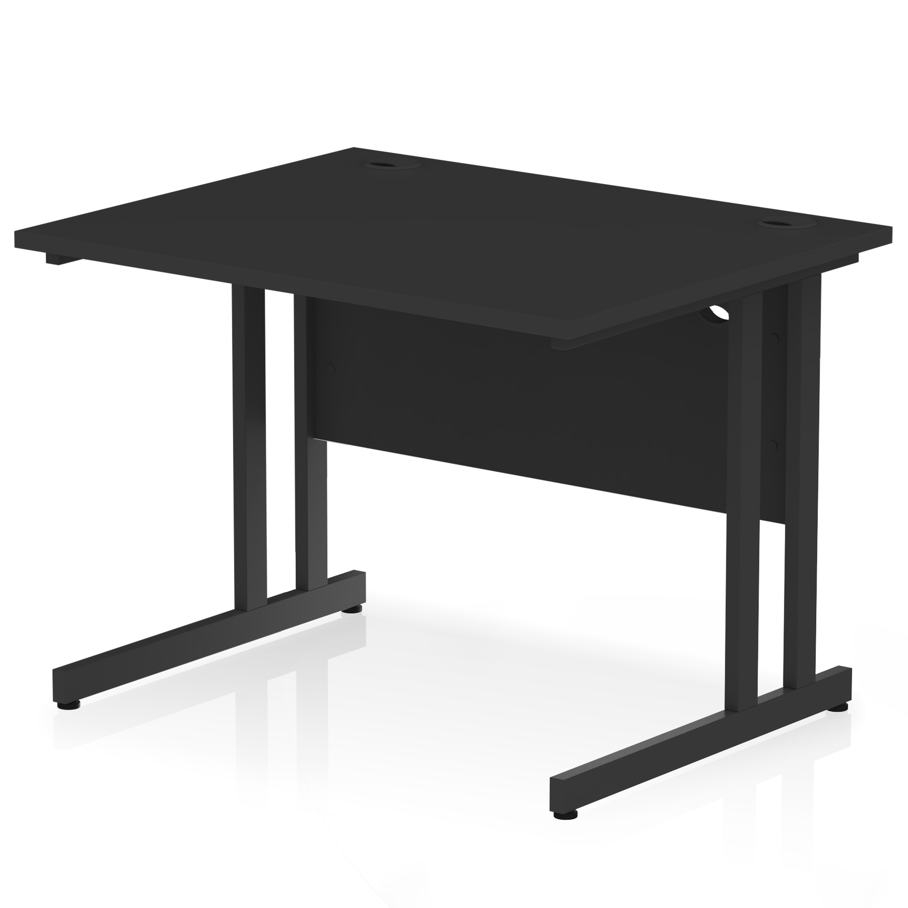 Impulse 1000mm Straight Desk Cantilever Leg