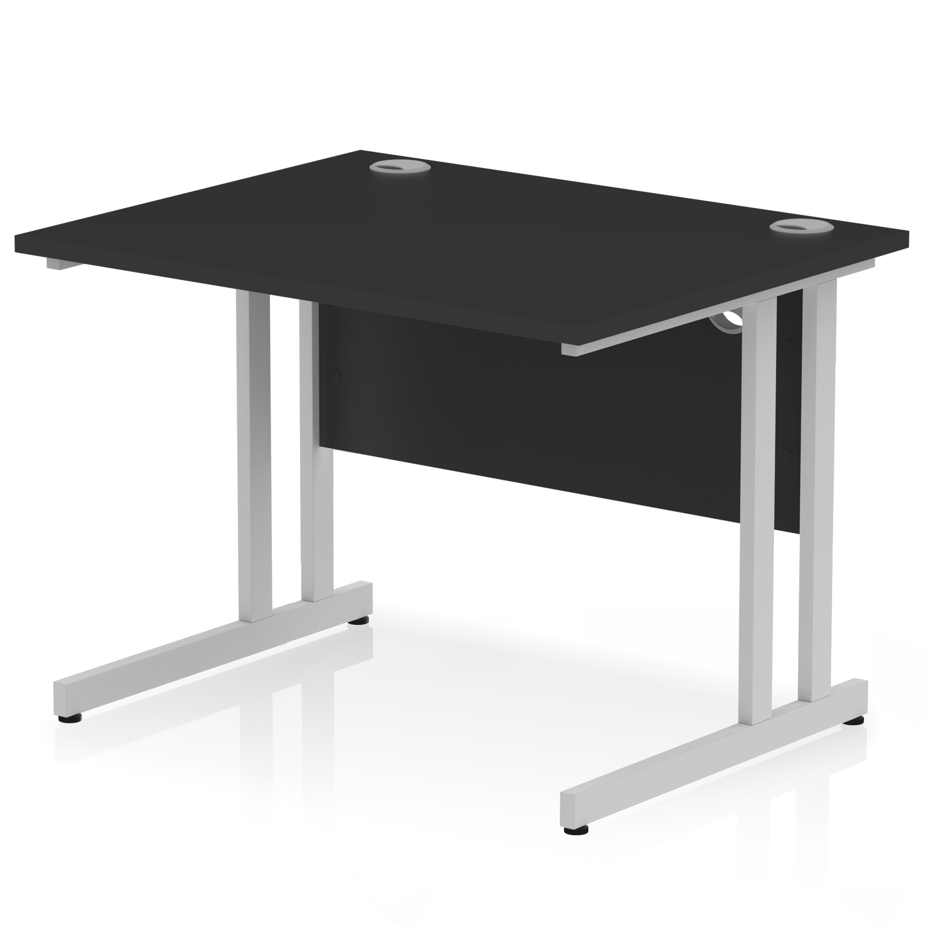 Impulse 1000mm Straight Desk Cantilever Leg