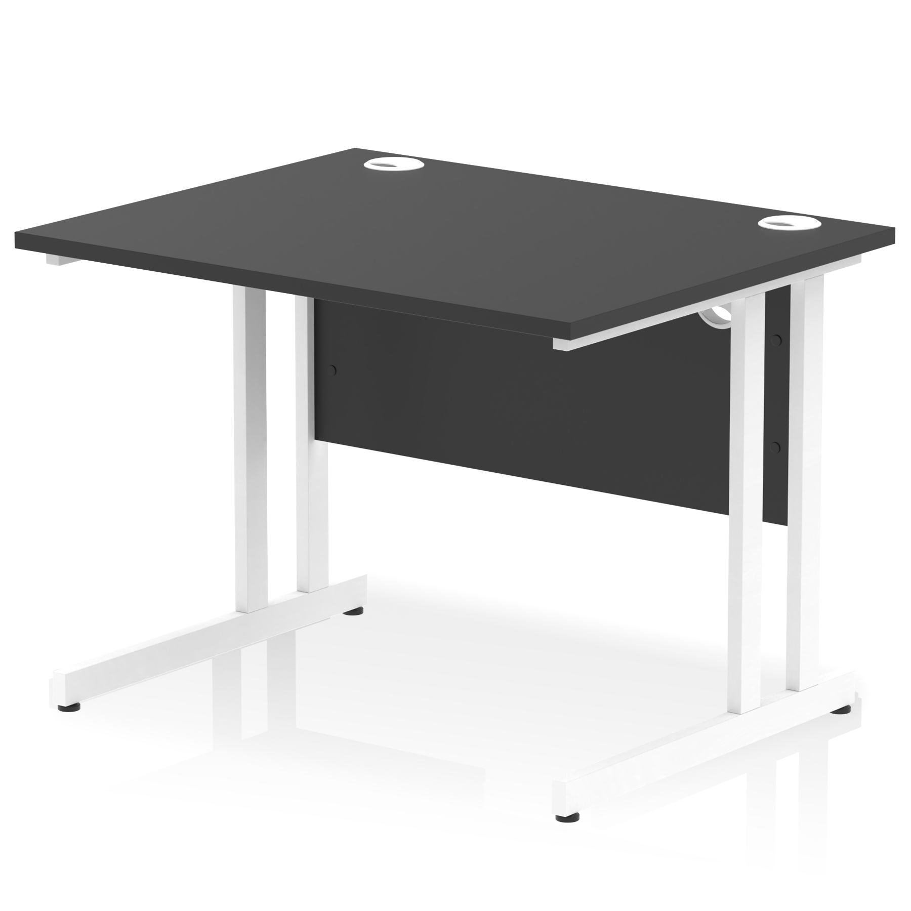 Impulse 1000mm Straight Desk Cantilever Leg