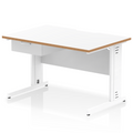  White & Natural Wood