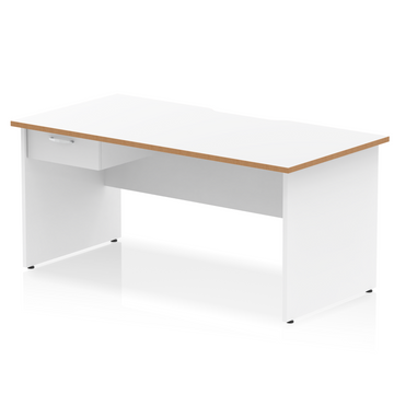 White & Natural Wood