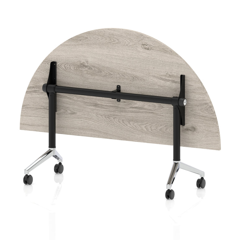 Impulse Plus Flip Top 1600mm Semi-Circle Table