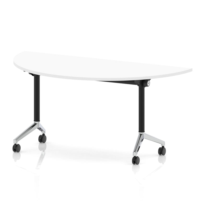 Impulse Plus Flip Top 1600mm Semi-Circle Table
