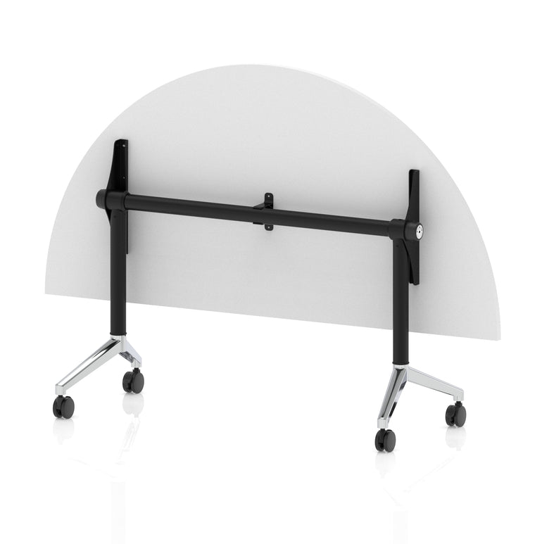 Impulse Plus Flip Top 1600mm Semi-Circle Table