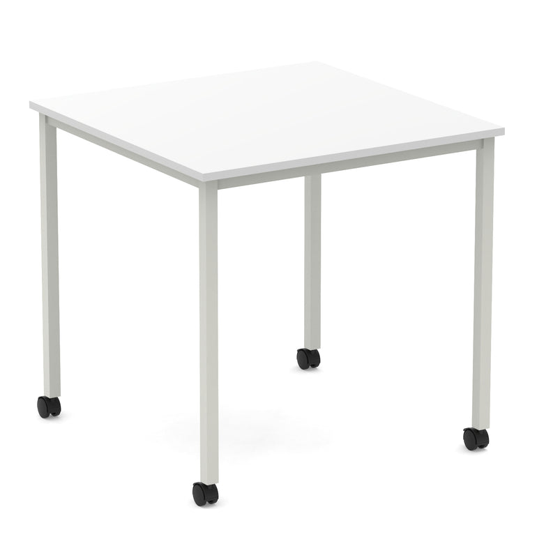 Impulse Straight Table Box Frame Leg With Castors
