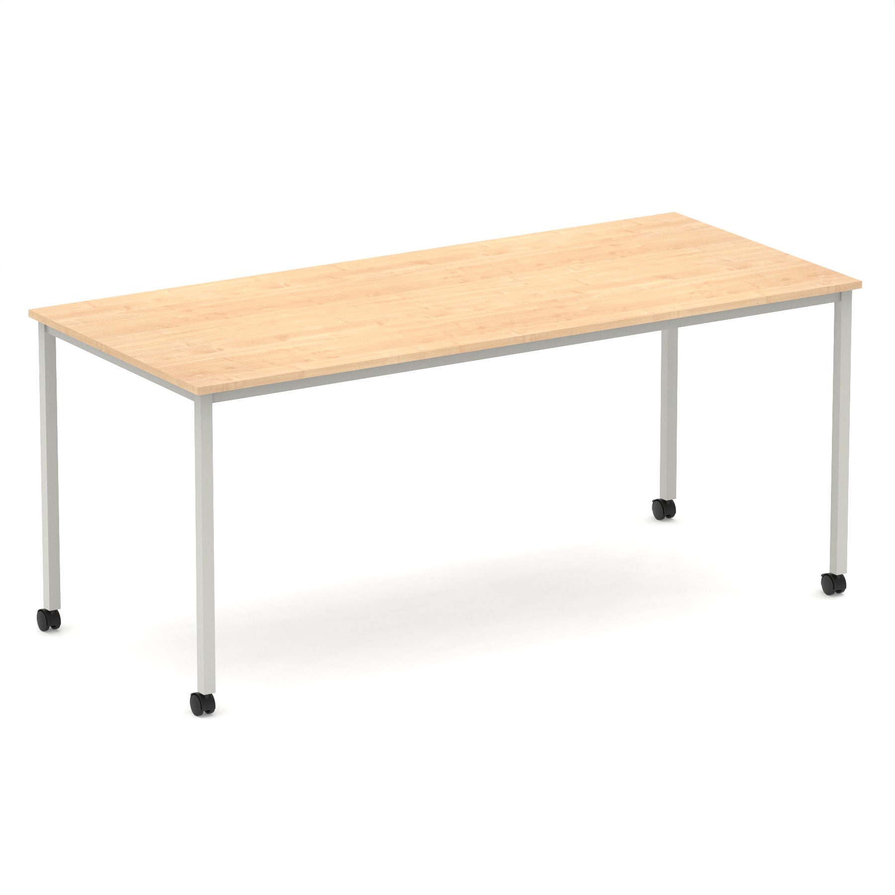 Impulse Straight Table Box Frame Leg With Castors