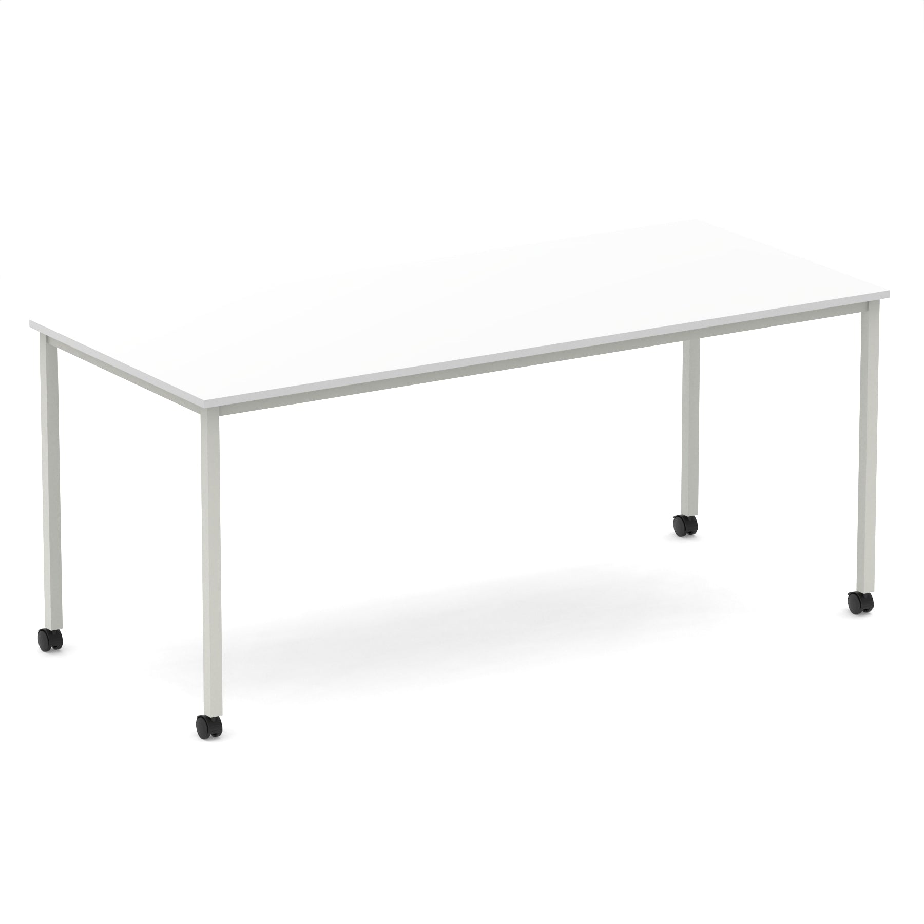 Impulse Straight Table Box Frame Leg With Castors