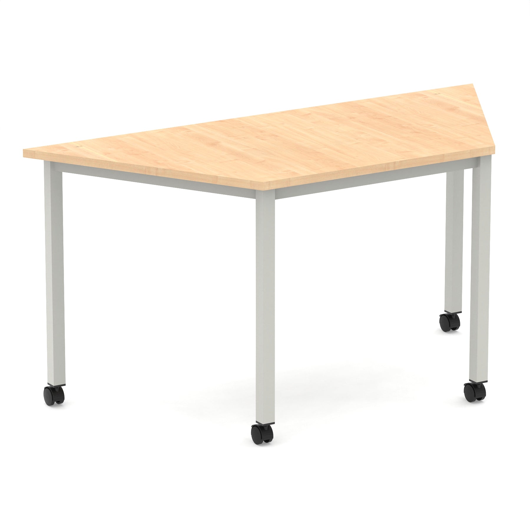 Impulse Trapezium Table Box Frame Leg With Castors