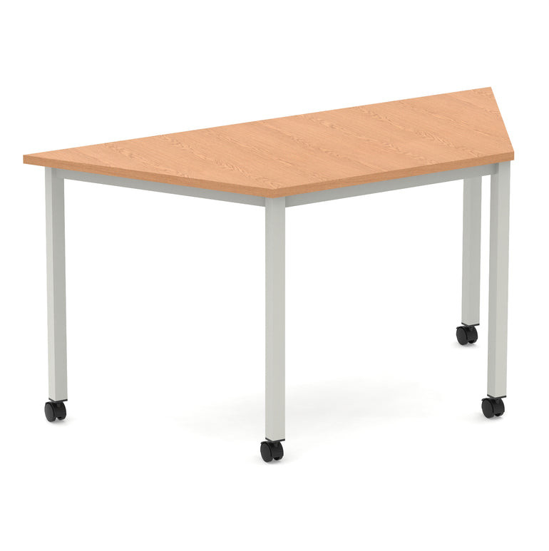 Impulse Trapezium Table Box Frame Leg With Castors