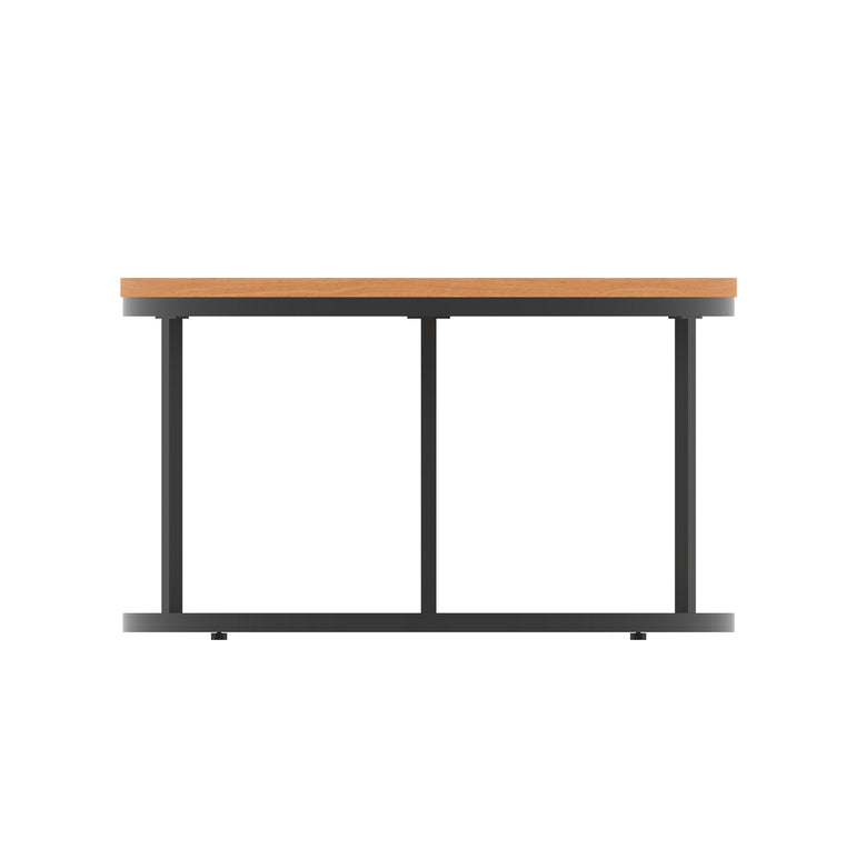 Impulse Round Coffee Table With Metal Frame