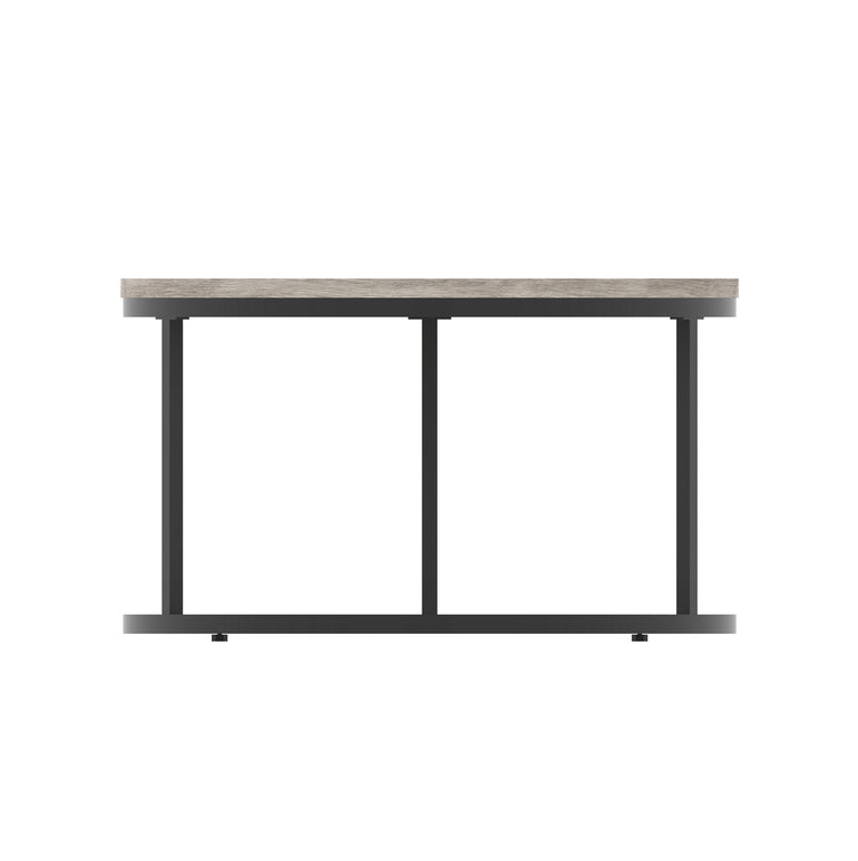 Impulse Round Coffee Table With Metal Frame