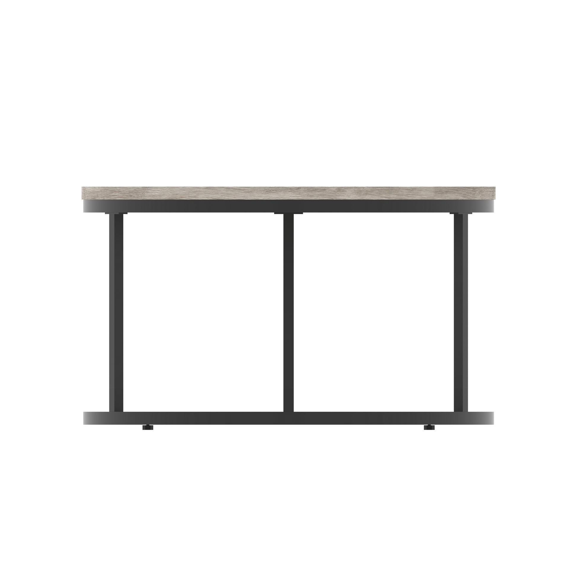 Impulse Round Coffee Table With Metal Frame