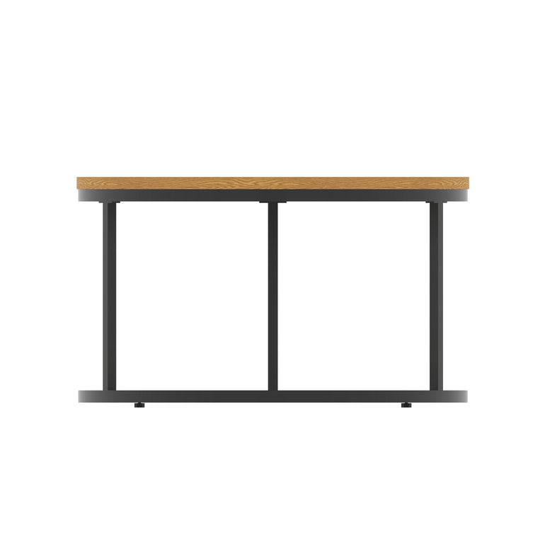 Impulse Round Coffee Table With Metal Frame