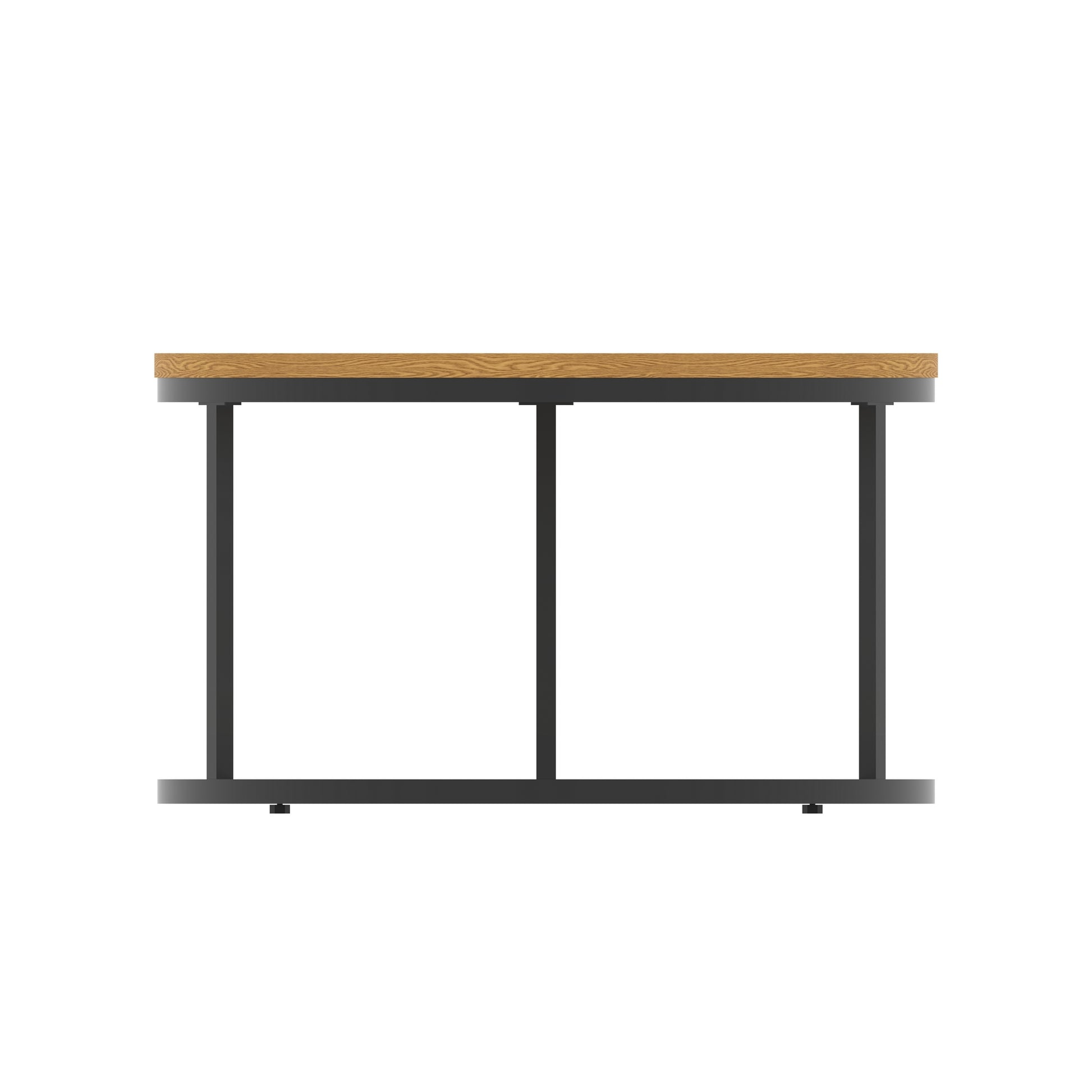 Impulse Round Coffee Table With Metal Frame