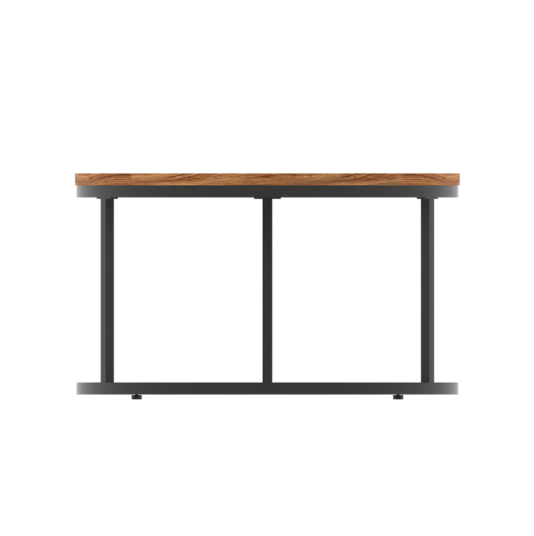 Impulse Round Coffee Table With Metal Frame